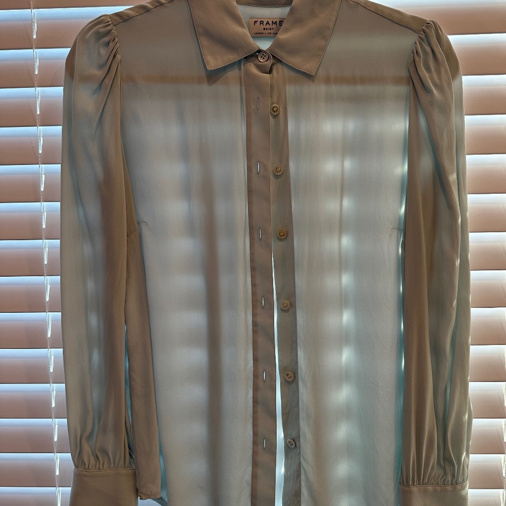 Frame 100% Silk Blouse